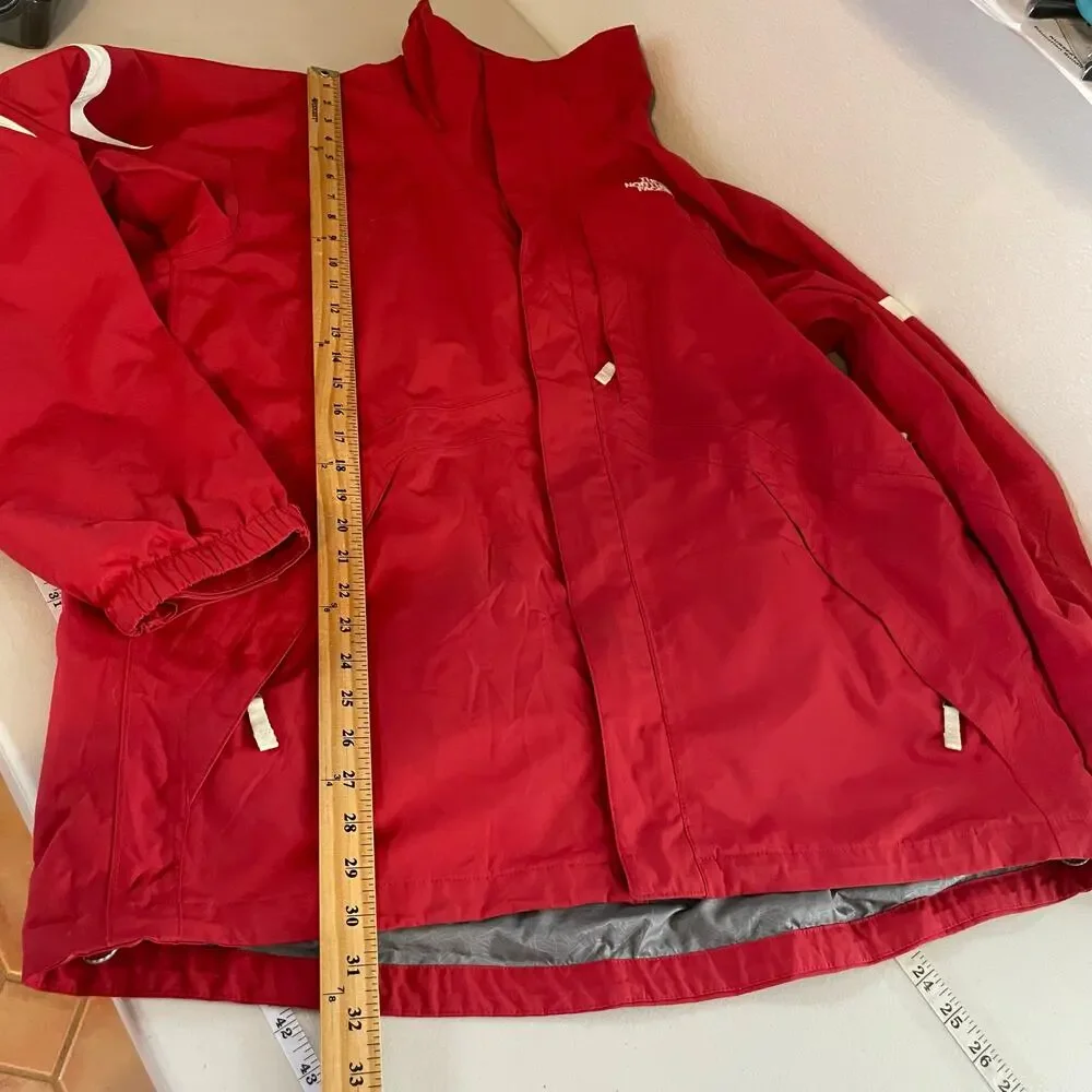 The North Face Hyvent Red Full Zip Men's Jacket Snowboard Men's XL